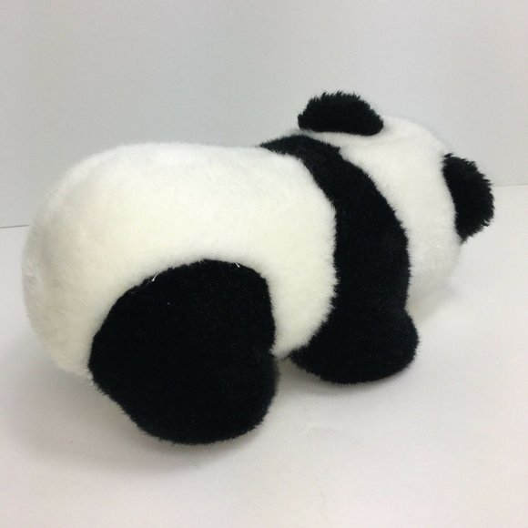 Panda Bear Plush Stuffed Animal 10" Black White Baby Standing Forest Animals - Picture 4 of 12